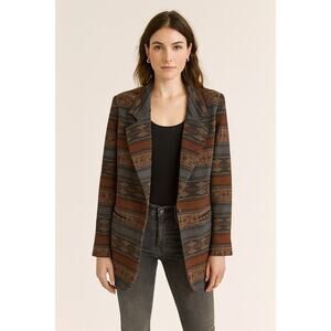 Vintage Braetan Southwest Wool Blend Blazer Jacket Men’s Medium Women’s Large